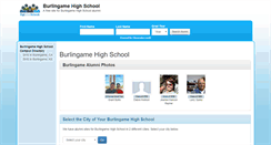Desktop Screenshot of burlingamehighschool.net
