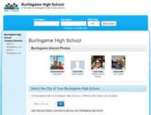 Tablet Screenshot of burlingamehighschool.net